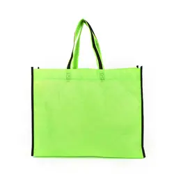 Зеленый ткань хранения экологический многоразовый сумка для покупок складной продуктовый мешок утилизации