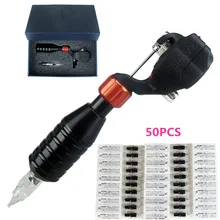 Полный профессиональный набор для тату-машины наборы роторные тату машины татуировки 50 Шт Набор иголок