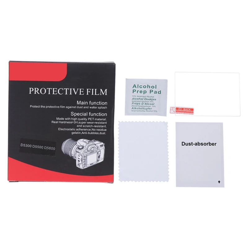 

Tempered Glass Camera LCD Screen Guard HD Protector Cover For Nikon D5300 D5500