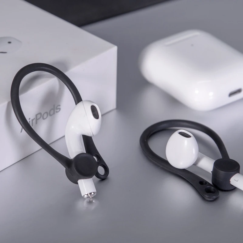 Silicone Ear Hooks Anti-fall Bluetooth Earphone Holder Sports Earhooks For Apple AirPods Pro Soft Earphone Protector Holder