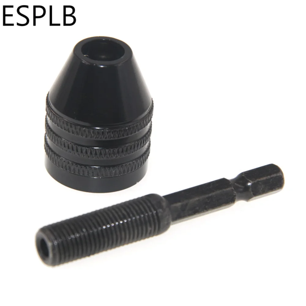 ESPLB 0,6-8 мм сверлильный патрон бит шестигранный хвостовик без ключа адаптер ударный преобразователь зажимной диапазон сверла отверстие водительский инструмент Аксессуары