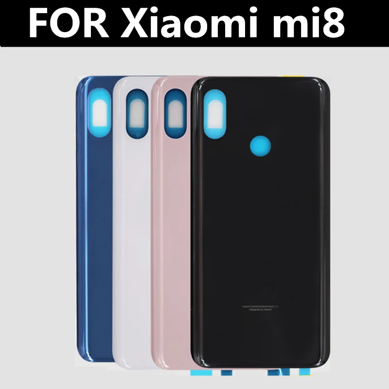 

FOR XIAOMI MI 8 MI8 Battery Back Cover Rear Door Housing for Xiaomi MI8 Housing Replacement Repair