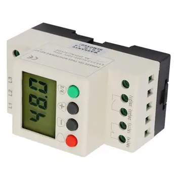 

380V AC 50Hz 3 Phase Sequence Relay Protector Voltage Protective Relay with Digital Display