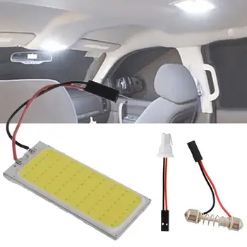 1 sztuk samochodów LED oświetlenie dachowe płaskie światło do czytania COB 36COB białe światło chronić wzrok i zmniejszyć odbicia oświetlenie dachowe wymiana tanie i dobre opinie CN (pochodzenie) Lampki do czytania