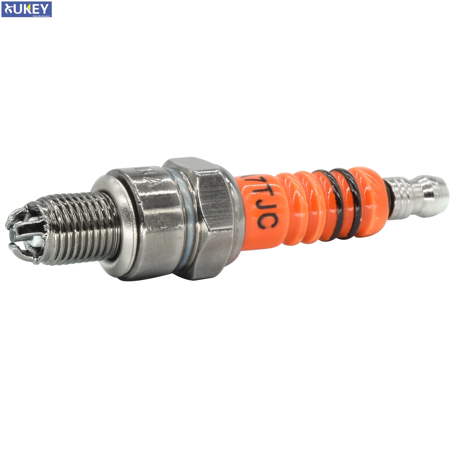 Bujía de 3 electrodos para motocicleta, para Honda CR F, XR, TRX, CMT, Suzuki, DR Z, Yamaha, Kawasaki, Peugeot, ATV, Quad Scooter, y bujías incandescentes| - AliExpress