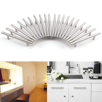 

New 20 x T-bar handle stainless steel with screw length 150mm screw distance 96mm for cabinet door cabinet cupboard drawer