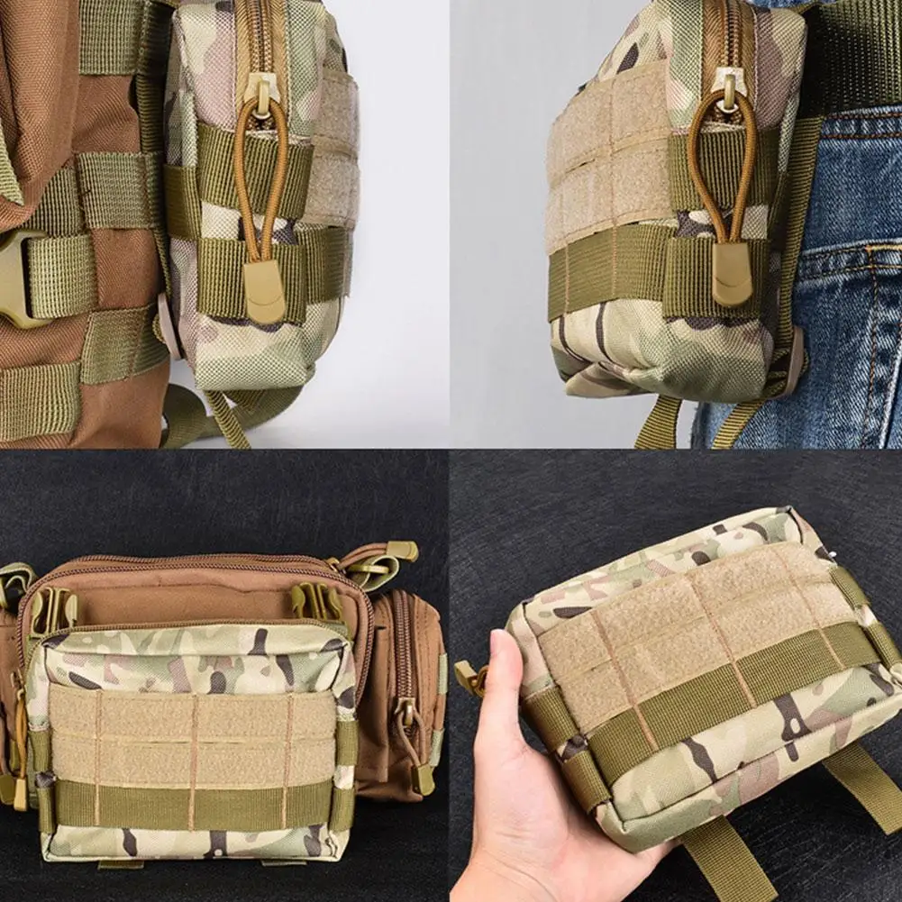 Военный EDC Molle мешок сетки инструменты аксессуары тактические Подсумки талии охотничьи сумки Открытый фонарик журнал карман