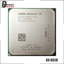 AMD Athlon II X4 651X4 651X X4 651K 3,0 GHz Quad-Core CPU Prozessor AD651KWNZ43GX/ AD651XWNZ43GX Buchse FM1