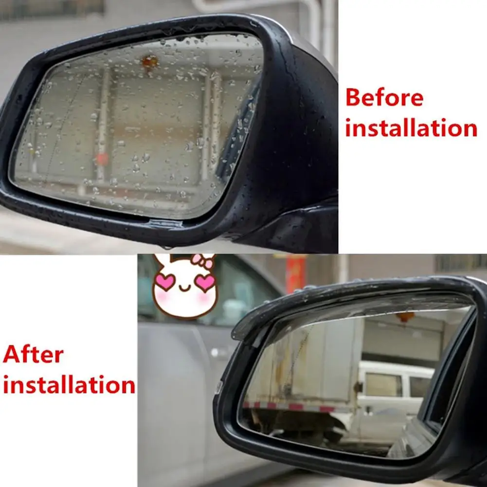 Car Rearview Mirror Rain Eyebrow Air Dry Blowing Style Car Rearview Mirror  Snow Guard Sun Visor Shade Protector Rainproof Blade - AliExpress