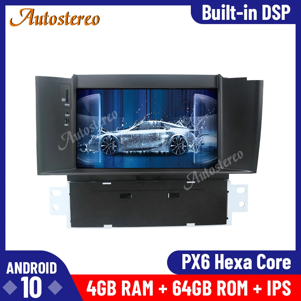 Carplay для Citroen C4 C4L DS4 2012-2016 Android 10 автомобильный DVD-плеер мультимедийный плеер