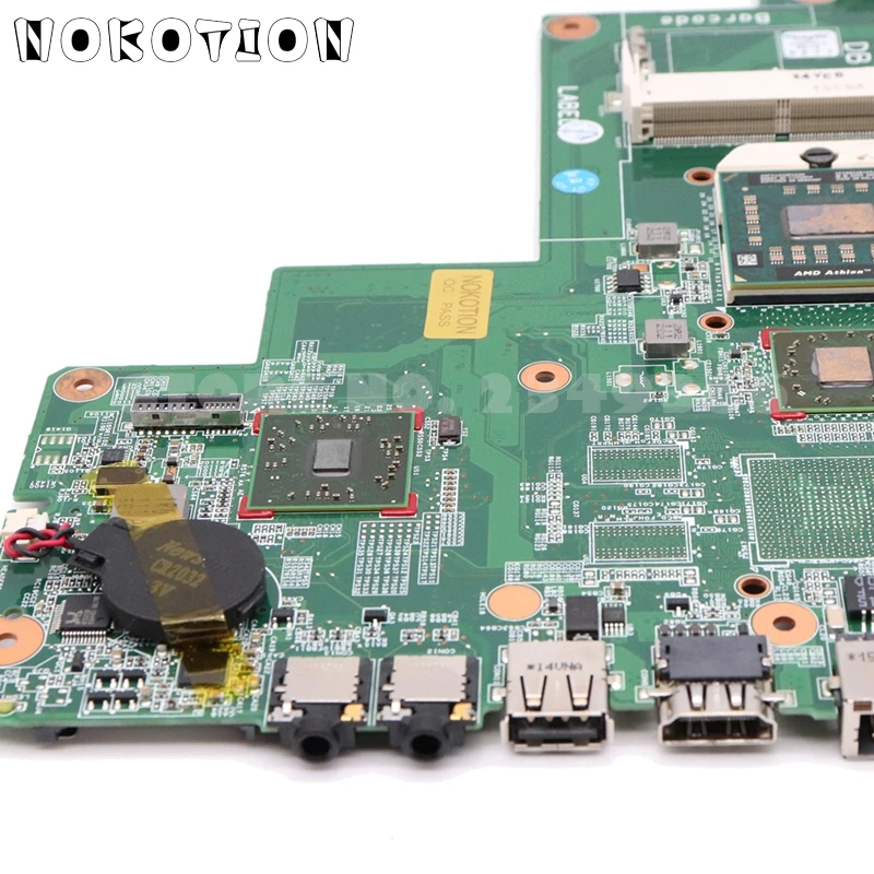 NOKOTION 646982-001 основной плате для hp Compaq 435 635 CQ43 ноутбук материнская плата Гнездо S1 DDR3 Бесплатная Процессор