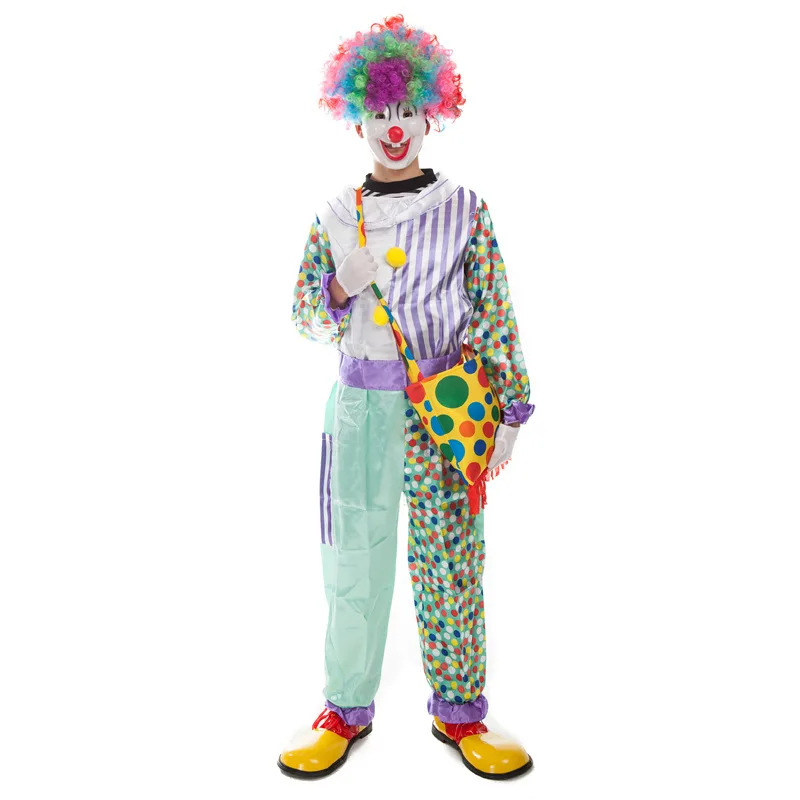 Children's Day Ball Funny Clown Performance Garment accessory Halloween Clown Performance Color Circle Clown Clothing
