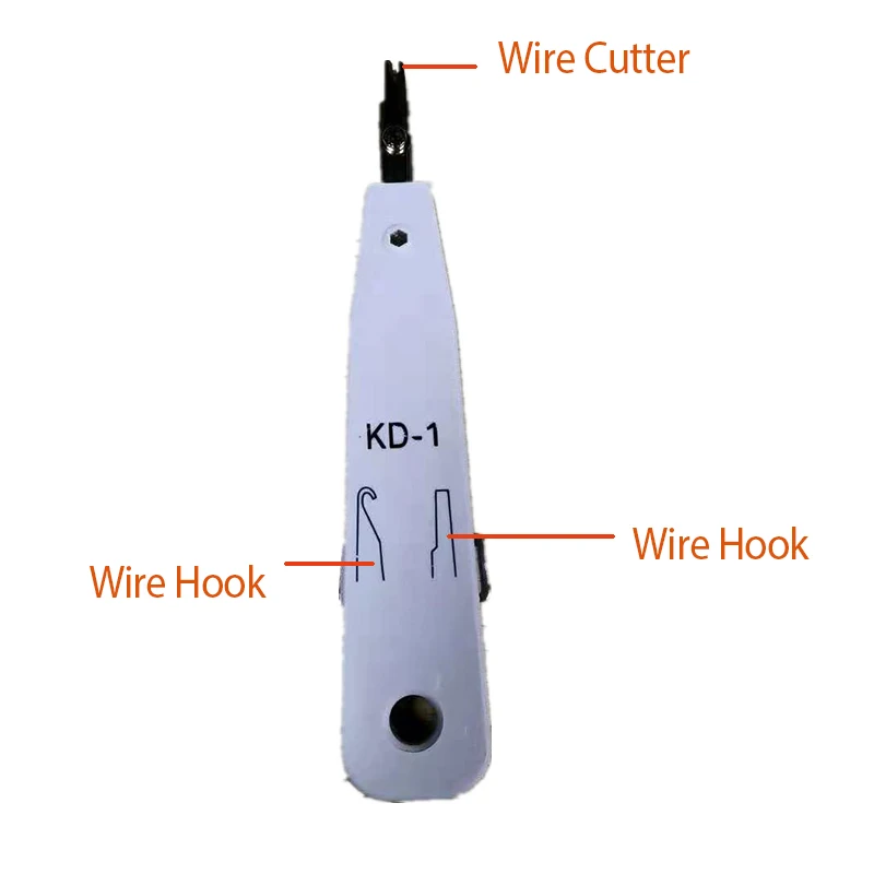 Kit de Ferramentas para Reparo de Rede Conjunto de Alicates de Friso Rj45 Chave de Fenda Cortador de Fio Descascador de Fios Portátil Testador de Cabo Lan com 10 Peças Ferramentas de rede - Imagem 4