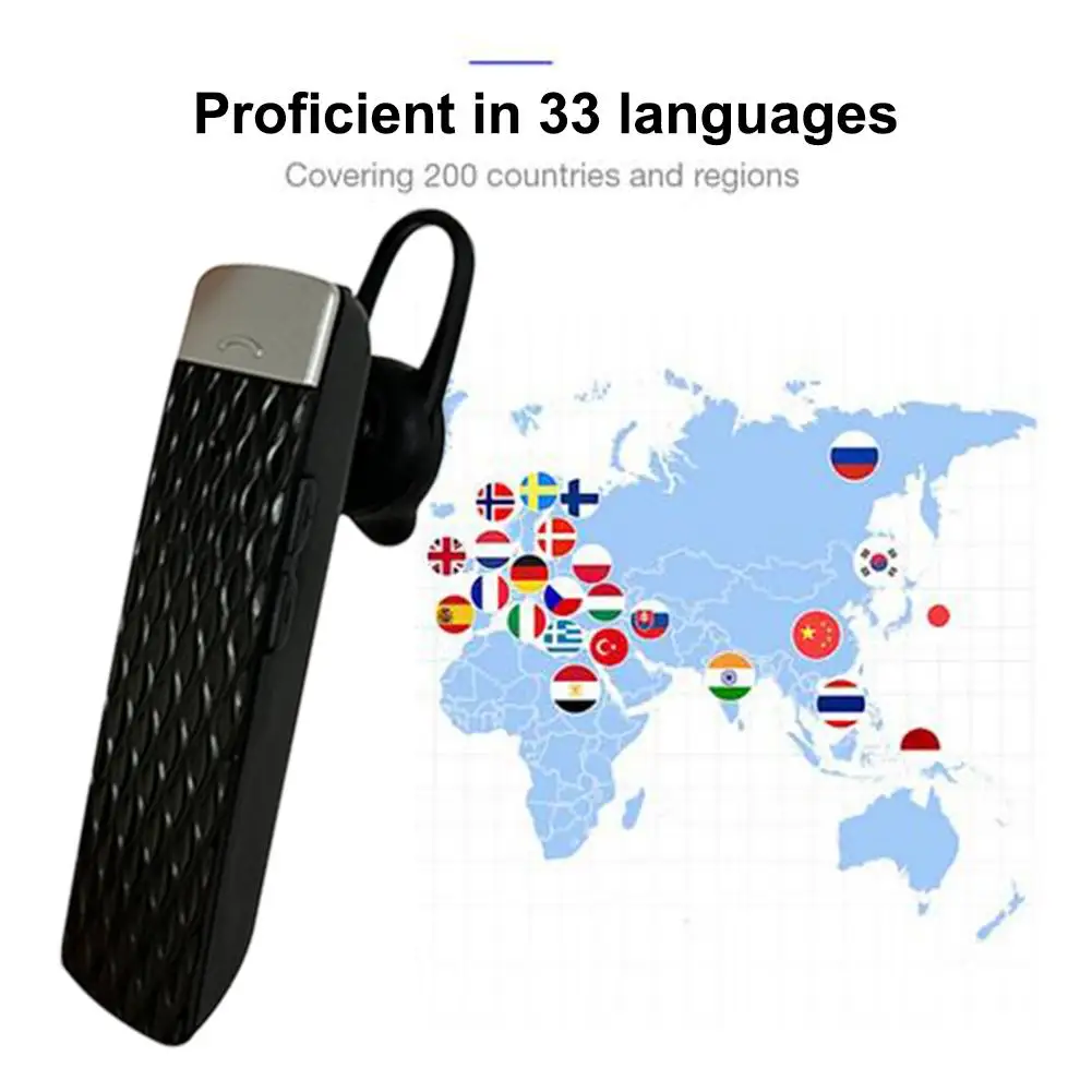 T2 Смарт Беспроводная Bluetooth переводная гарнитура бизнес в режиме реального