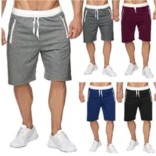 Pantalones cortos de culturismo para hombre, ropa deportiva transpirable para gimnasio, trotar, playa, Verano