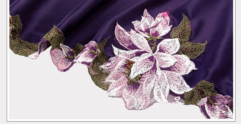 best discount price, factory wholesale price to get original design embroidered slip nightgowns for women