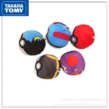 TAKARA TOMY – peluche Pikachu en boule d'animaux, porte clés, sac, clé, pendentif, jouet pour enfants