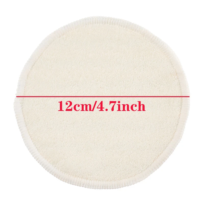 6PCS Soft Bamboo Reusable Washable Breast Liners Milk Care Nursing Pads Postpartum Accessories Mama Lactation Breastfeeding Pads 3