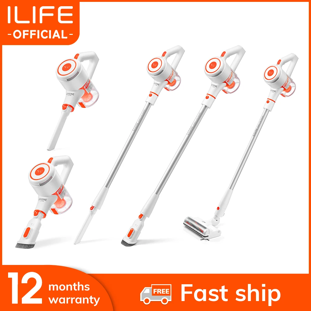 EASINE by ILIFE G80  Cordless Handheld Wireless vacuum 22Kpa Suction LED display 45mins Runtime Cleaning Appliance household