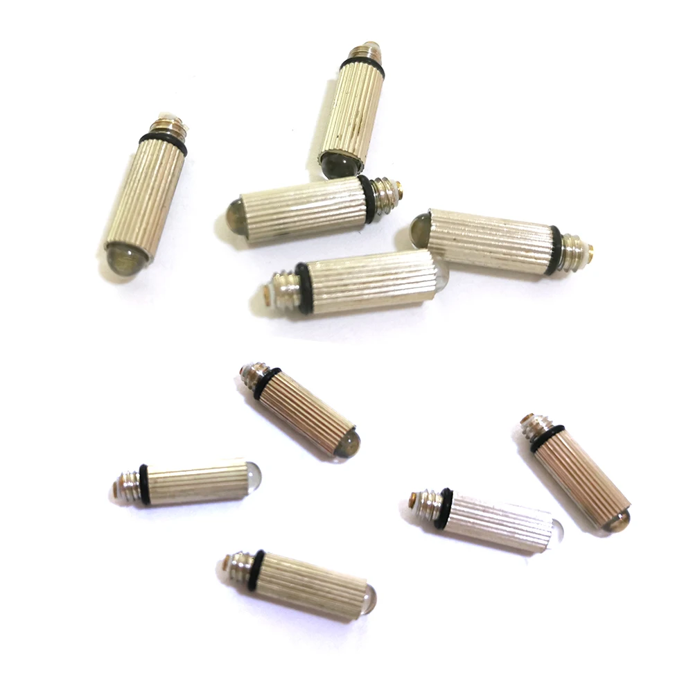 10 шт. светодиодный Ларингоскоп лампы диагностические ENT Otoscope Лампы Сменные