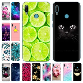 Перейти на Алиэкспресс и купить Y6 2019 силиконовый чехол для huawei Y6 2019 чехол Y6 2018 ATU-L21 чехол для huawei Y6 Prime 2019 чехол для Y6 2018 Y 6 Prime