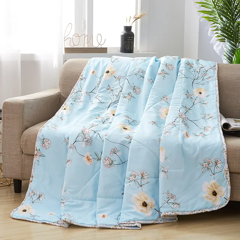 Хлопок кондиционер летнее одеяло моющиеся дышащие постельные принадлежности Одеяла для взрослых детские покрывала на кровать Лето Air Comfoter