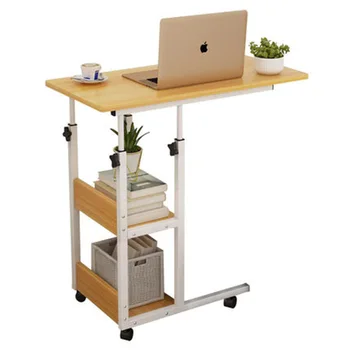 

Household movable bedside table sofa lifting table folding desk notebook computer table