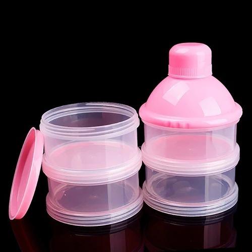 Портативный новорожденный дозатор сухого молока путешествия для кормления ребенка 4 слоя дозатор сухого молока Бутылка Контейнер для хранения