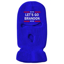 

Embroidery Letter Balaclava Ski Face Mask Full Face Cover Ski Mask Double Thermal Knitted Hat For Winter Outdoor Sports Men