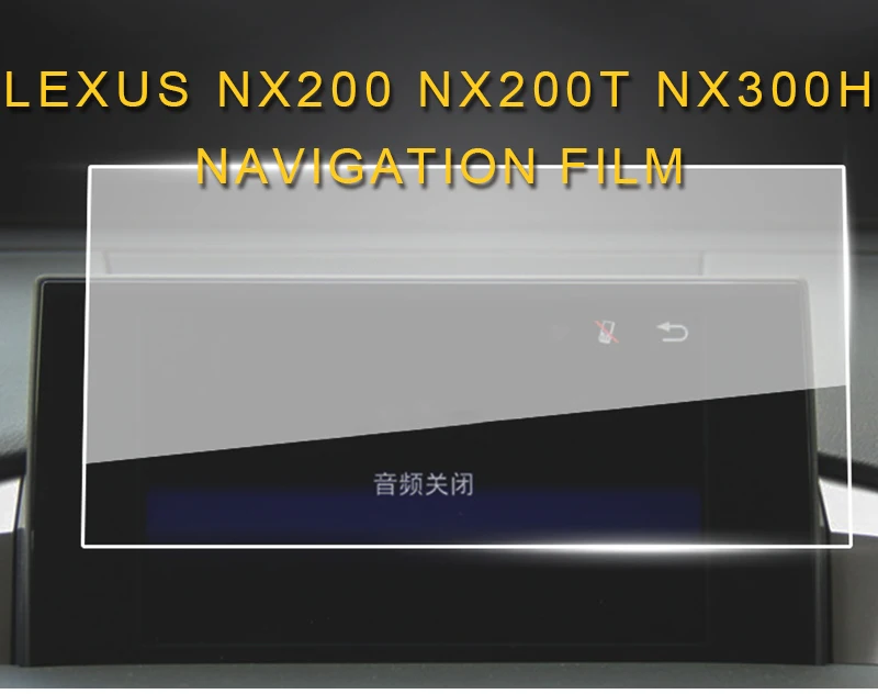 Carманго для LEXUS NX200 NX200t NX300h автомобильный навигационный экран монитор Защитная пленка протектор отделка наклейка интерьерные аксессуары