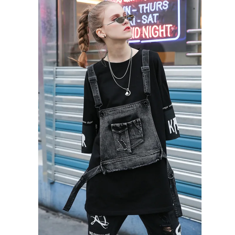 High Street уличная одежда с круглым вырезом 2 шт. футболки с короткими рукавами хлопковая Футболка асимметричные топы с рукавами летучая мышь для женщин Yalabovso Z30