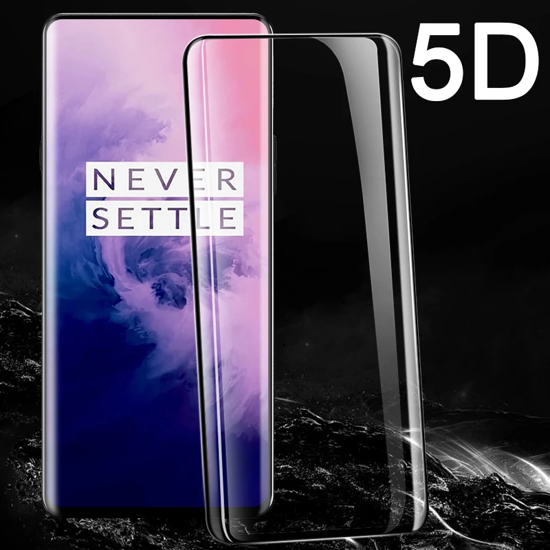 Изогнутое закаленное стекло 5D для Oneplus 7 pro 7pro Защита экрана one plus oneplus защитное