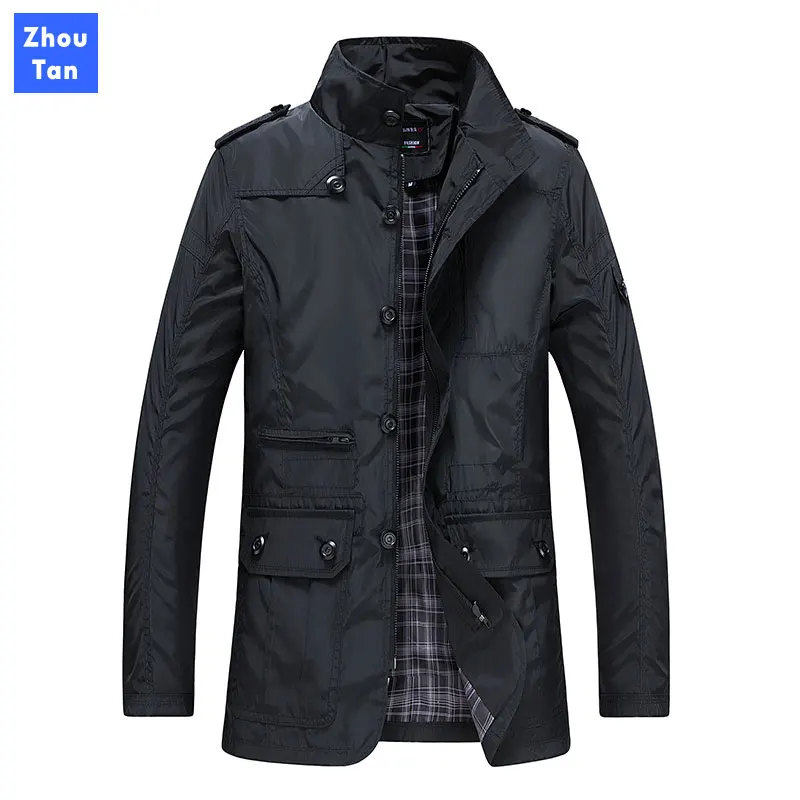 

Men's Jacket Casual Autumn Army Military Jacket Windbreak Men Coats Winter Male Outerwear Autumn Overcoat Waterproof Size M-5XL