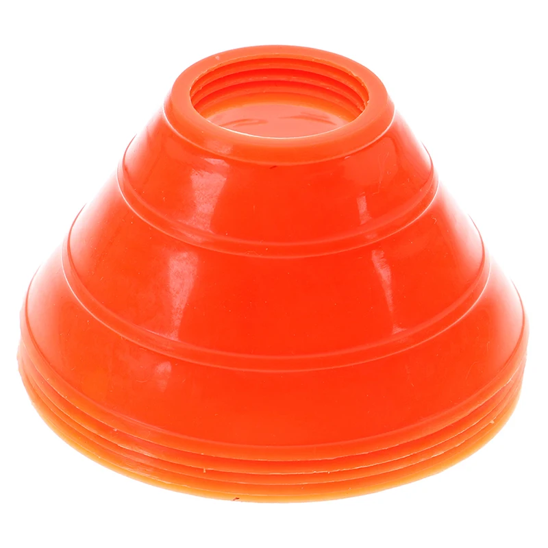 5 шт. футбольный знак блюдо устойчивость к давлению конусов маркер разметочные диски ведро спортивные аксессуары Высокое качество - Color: Orange