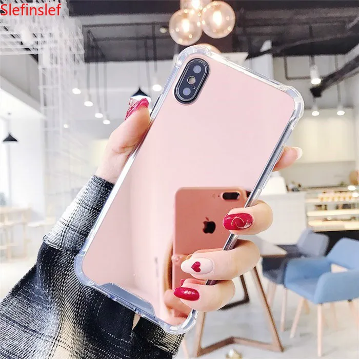 Противоударный чехол для телефона iPhone XS MAX XR 6 6S 7 8 Plus X роскошное косметическое