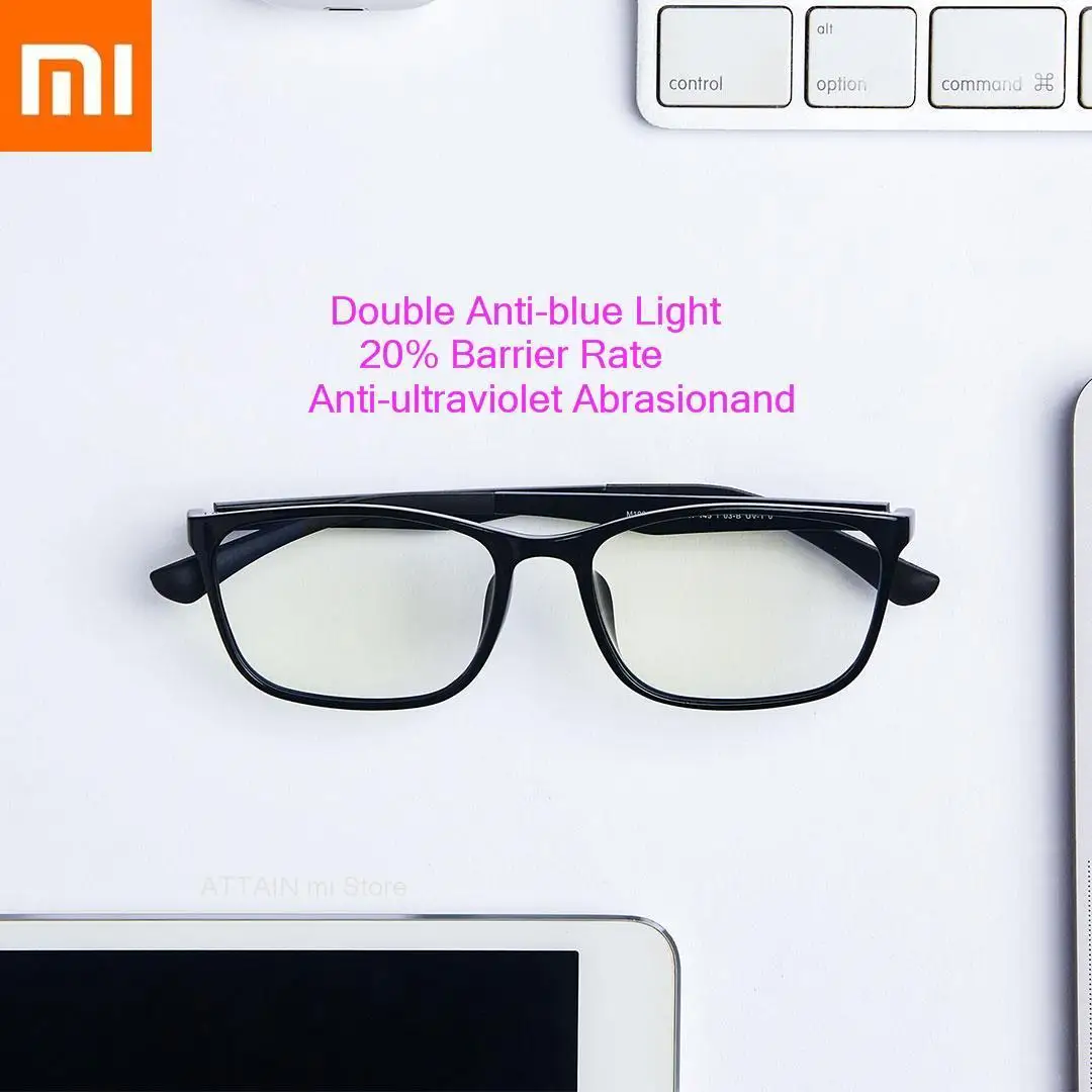  Original Xiaomi Mijia Anti-blue-rays Glass Goggles Xiomi smart Anti-Blue Glass Eye Protector For Ma