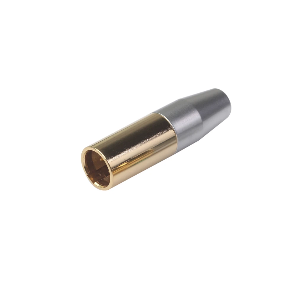 1 пара 3Pin XLR Мужской Женский штекер из чистой меди корпус анти-помех эффект Аудио разъем для Мини Mic пайки прямой