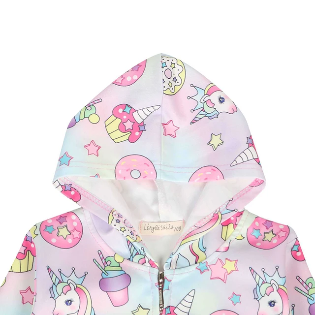 Pink Unicorn Baby Girl Zipper Jackets | Unilovers