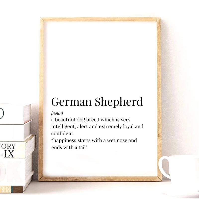 German-Shepherd-Definition-Canvas-Art-Print-Poster-German-Shepherd-Sign-Gift-Sign-Painting-Picture-Home-Room (1)