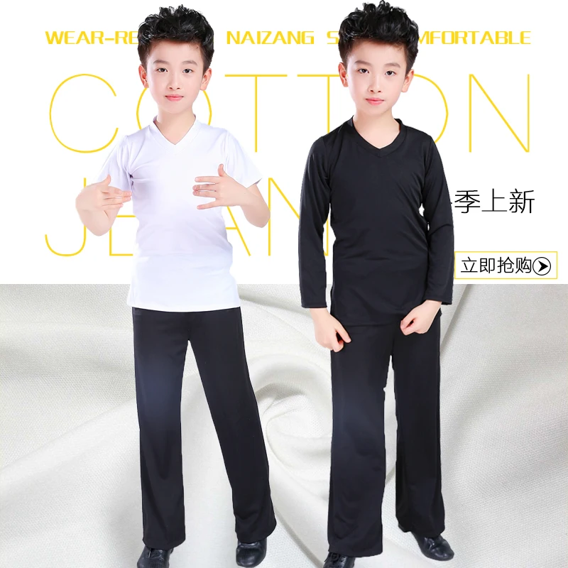 Dance Shirts Dance Pants Boy Latin Dancewear Training Clothes