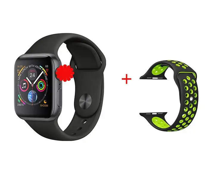 IWO 9 plus Смарт-часы 44 мм серии 4 чехол 1:1 Bluetooth Smartwatch ЭКГ часы для iOS iPhone Android не apple watch - Цвет: BACK ADD NK