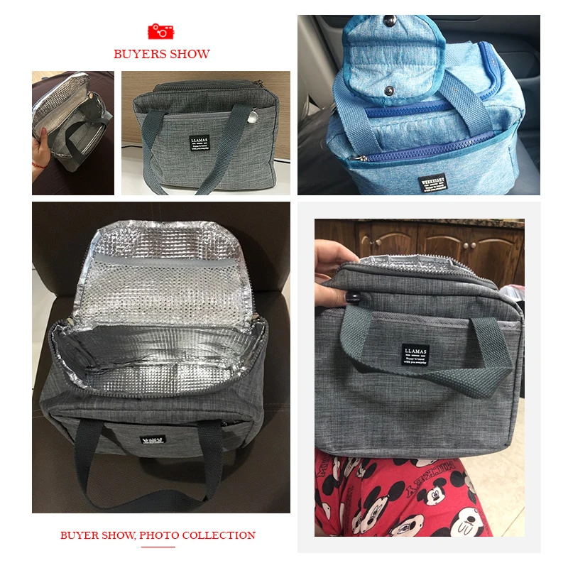 Оксфордские Изолированные сумки для обедов унисекс, термоконтейнер для еды, чехол для путешествий, портативный холодильник, сумка для пикника, аксессуары