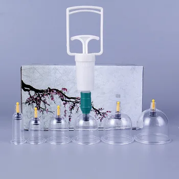 

Boxed Cupping Set Anti Cellulite Vacuum Suction Cup Health Care Massage Cupping Therapy Set with Air Extraction Device