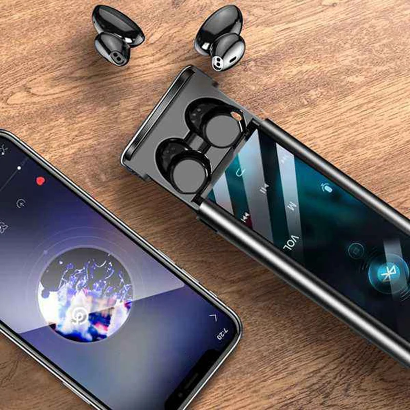 هدفون وایرلس - mp3 player هوشمند - پاور بانک 6000 MAh - ضد آب 10 Ha692e669b46c4856b6ea53ffcfd6ef8aO