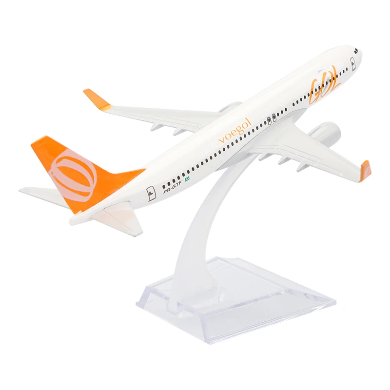 Модель самолета Air GOL Airlines Boeing 737 B737 800 Airways модель с подставкой в подарок 16