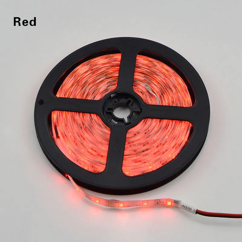 Красный RGB Светодиодная лента RGB SMD 2835 гибкая лента светодиод лента RGB 5 м Диодная лента DC 12 В водонепроницаемый декор 60 Светодиодный s/M - Испускаемый цвет: Красный