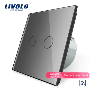 

2019 EU Standard,Grey Crystal Glass Panel, Touch switch,VL-C702R-15,Wall Light Remote Switch,No Mini Remote