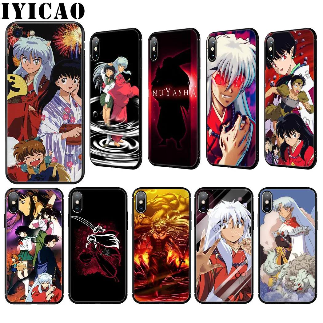 

Inuyasha Anime Silicone Soft Case for iPhone 11 Pro Max XR X XS Max 8 7 6 6S Plus 5 5S SE Cover