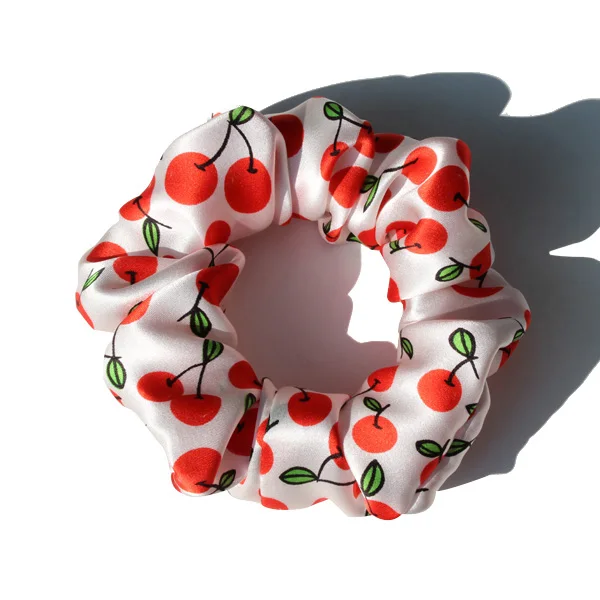 Luxurious 100% Pure Mulberry Silk Large Hair Scrunchies