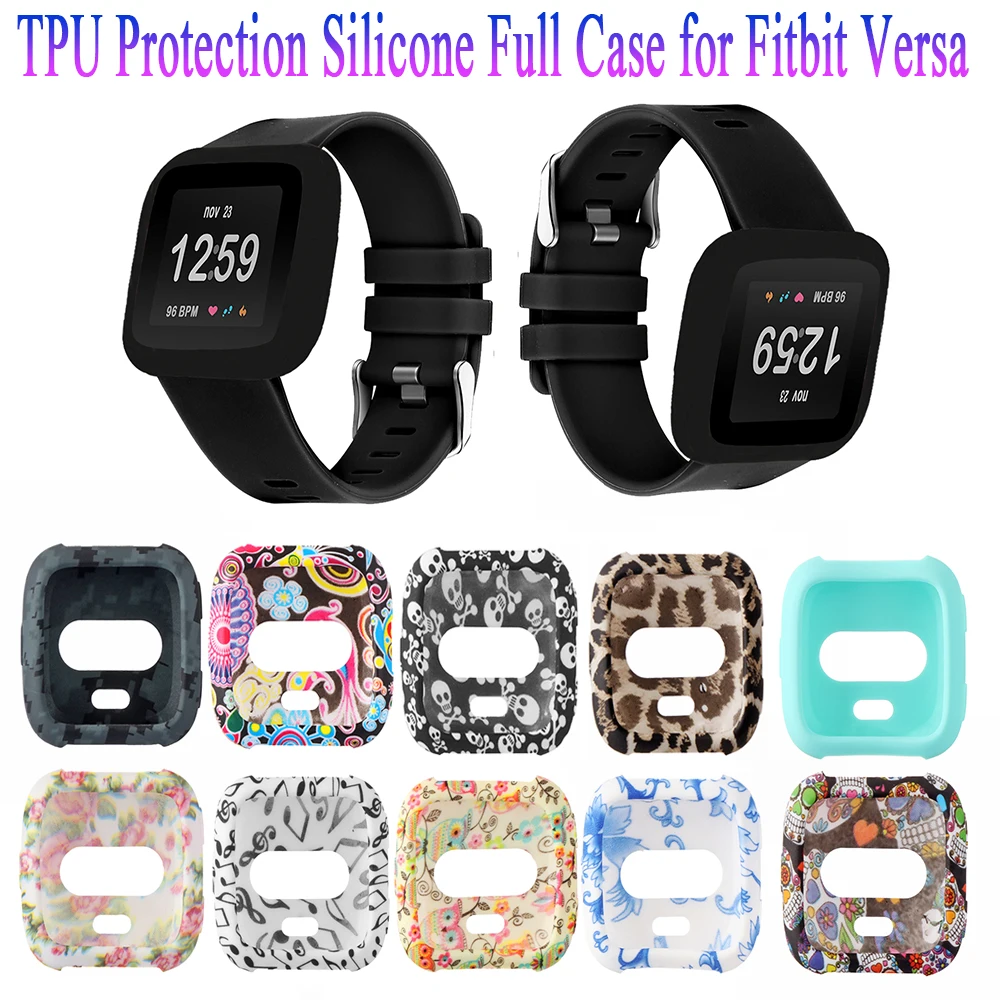 Мягкий чехол для часов из ТПУ Fit bit Versa Lite защита экрана корпус Смарт-часы